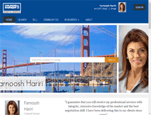 Tablet Screenshot of farnoosh.com